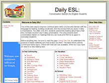 Tablet Screenshot of dailyesl.com
